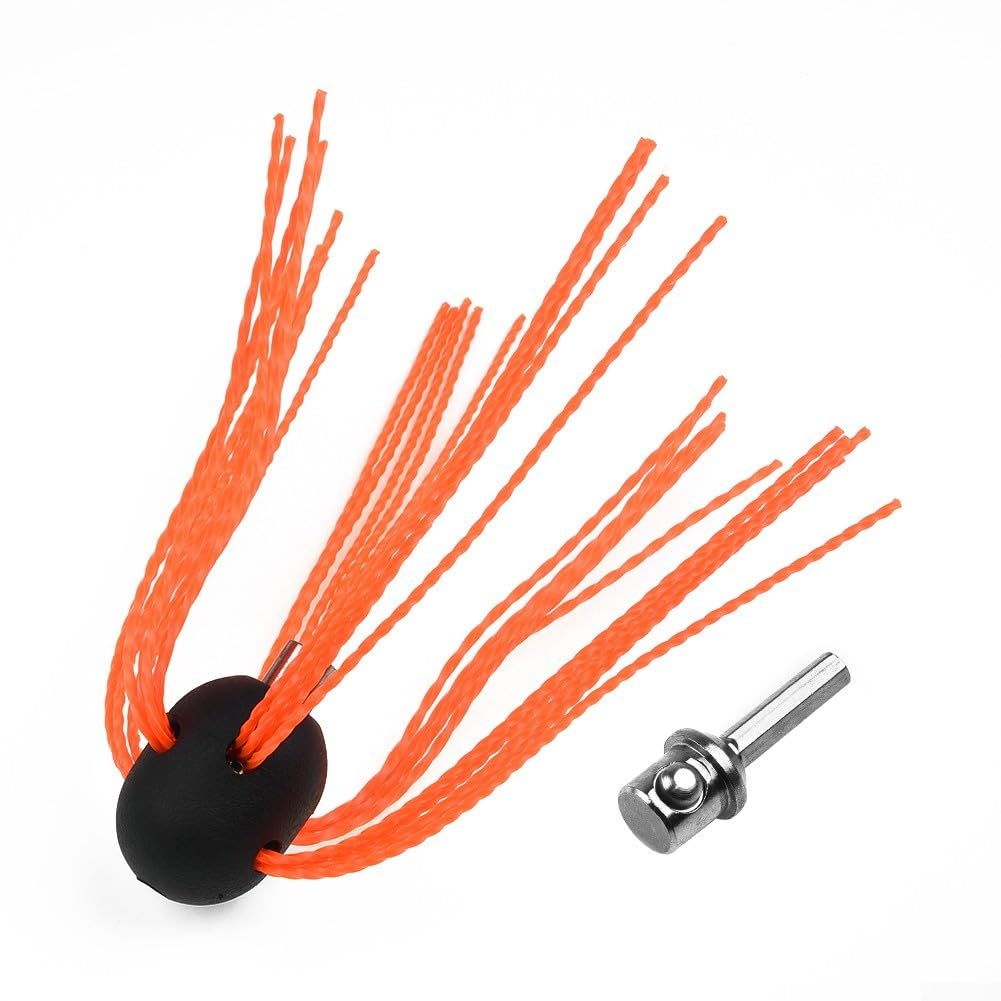 Rotary Chimney Cleaning Kit - Drill-Powered Aluminum Fireplace Brush Set for DIY Chimney Sweep | Flexible & Durable for Fireplace, Wood Stove & Vent Cleaning
