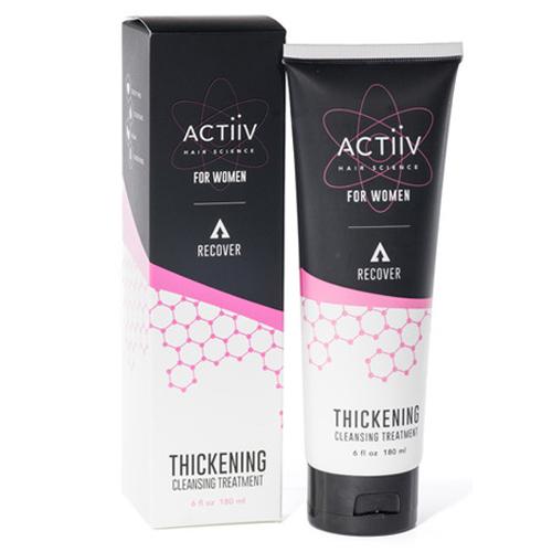Actiiv Hair Science Recover Thickening Cleansing Treatment for Women - 6 oz | Volumizing Shampoo for Thinning Hair, Sulfate-Free & Nourishing Formula | Perfect for Daily Use & Hair Growth Routine