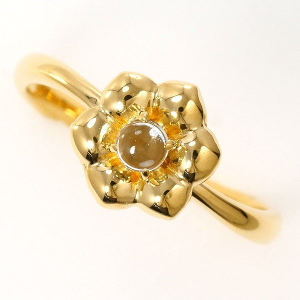 18K Yellow Gold Aquamarine Ring for Women - Elegant March Birthstone Jewelry Gift for Anniversary, Engagement & Special Occasions