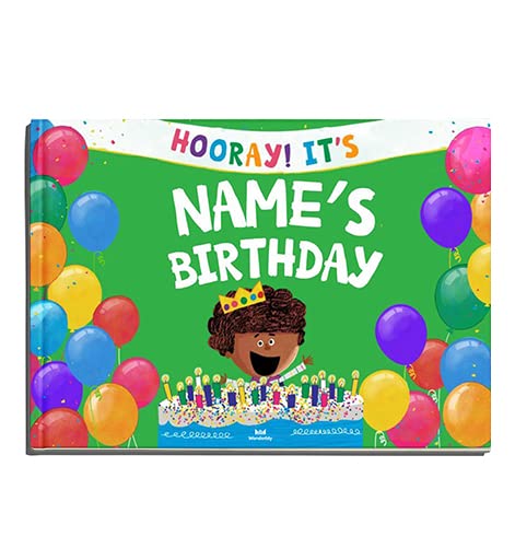 Personalized Kids' Birthday Book - Happy Bonkers Birthday | Custom Name Hardcover Children's Book | Wonderbly | Perfect Gift for Boys & Girls Age 3-8 | Birthday Party Favors & Keepsake Memory