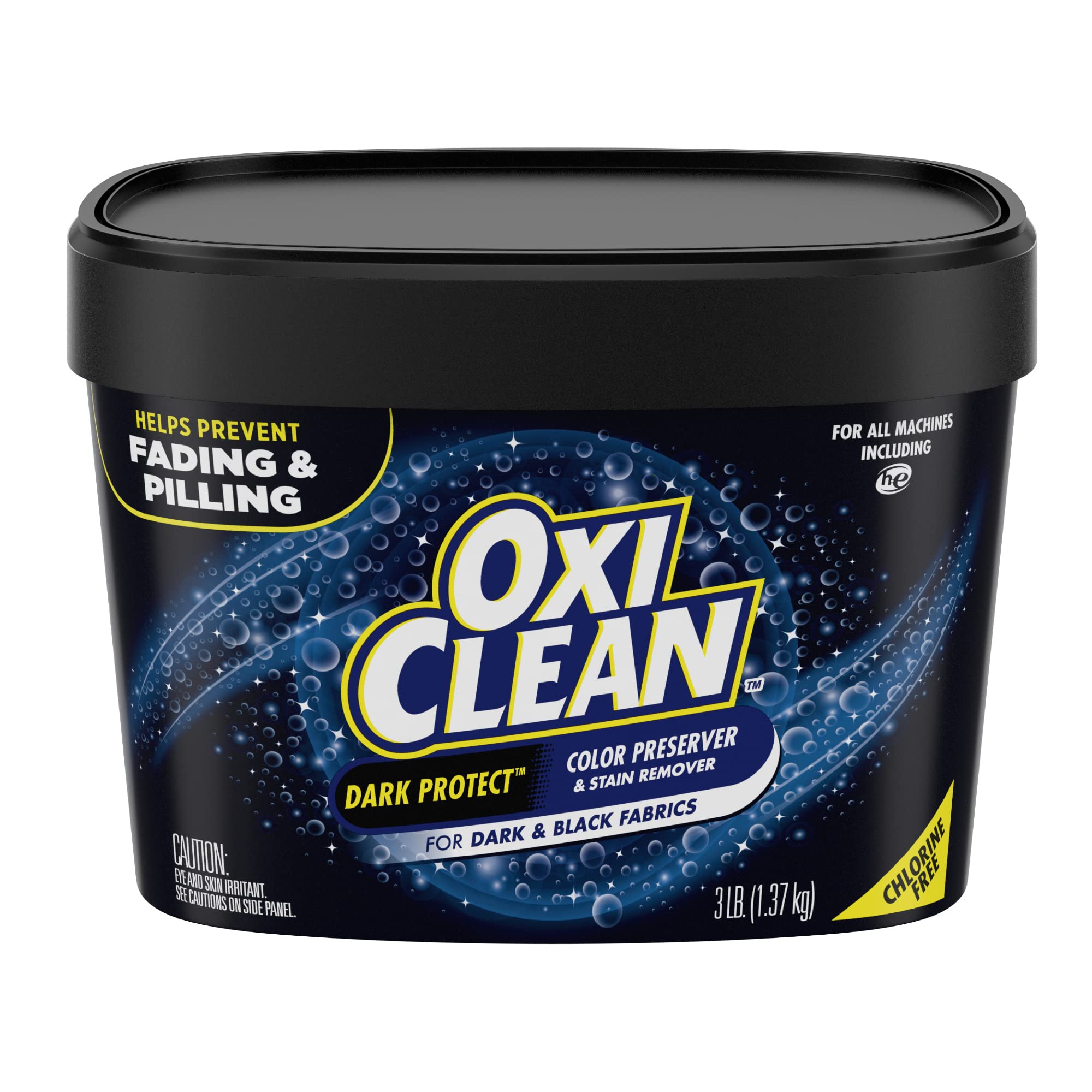 OxiClean Dark Protect Laundry Booster & Stain Remover for Clothes - 3 Lbs | Deep Cleans & Protects Dark Fabrics | Perfect for Jeans, Dresses & Work Clothes