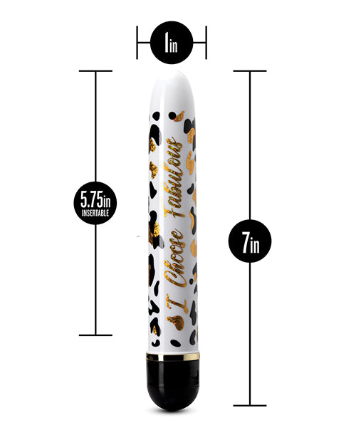Blush The Collection I Choose Fabulous Slim Vibe Black - Elegant Slim Vibrator for Women's Pleasure | Perfect for Romantic Nights & Self-Care Moments
