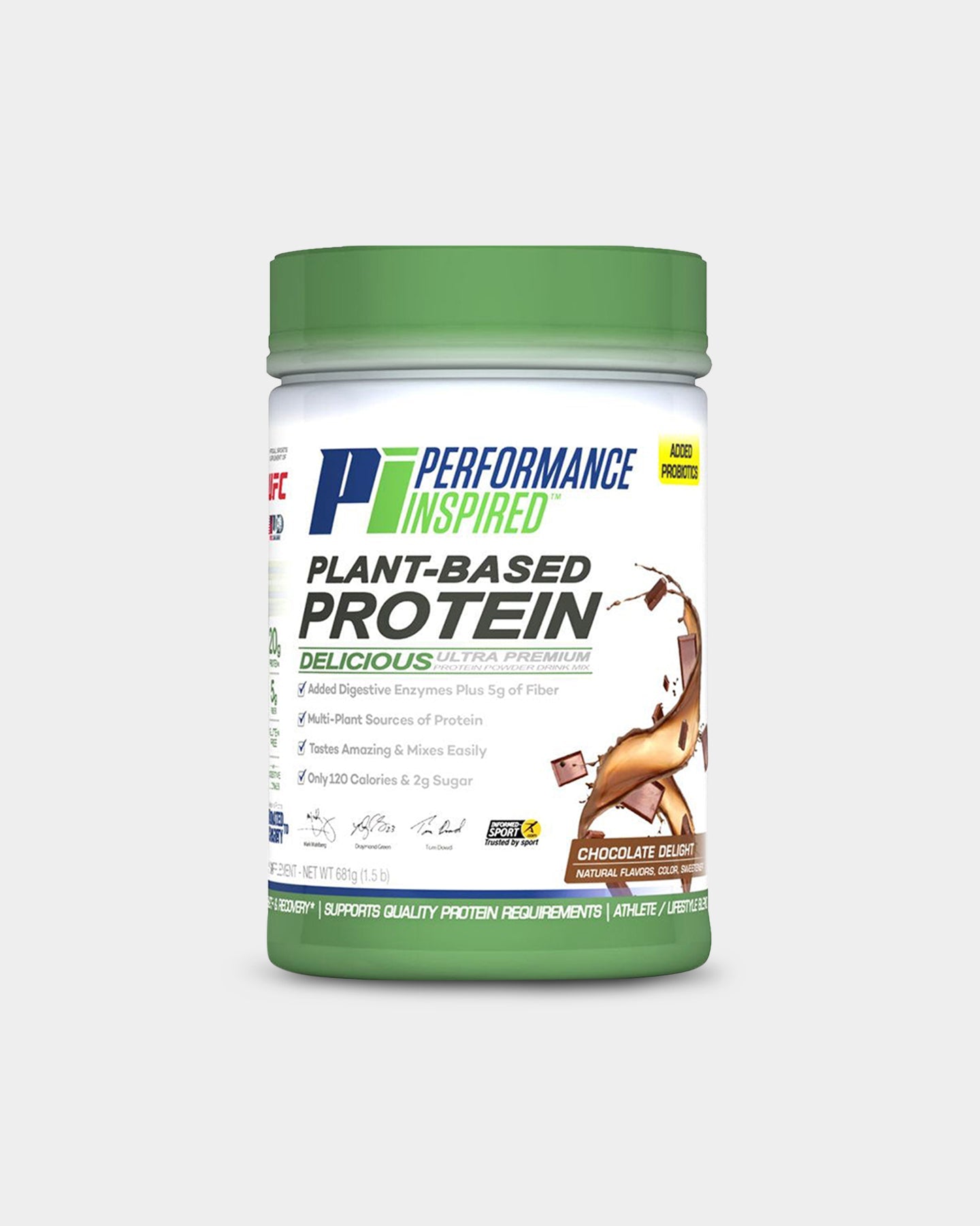 Performance Inspired Nutrition Plant Based Protein Powder - Vegan Protein Supplement for Muscle Recovery & Workout - Ideal for Smoothies, Shakes & Post-Workout Nutrition