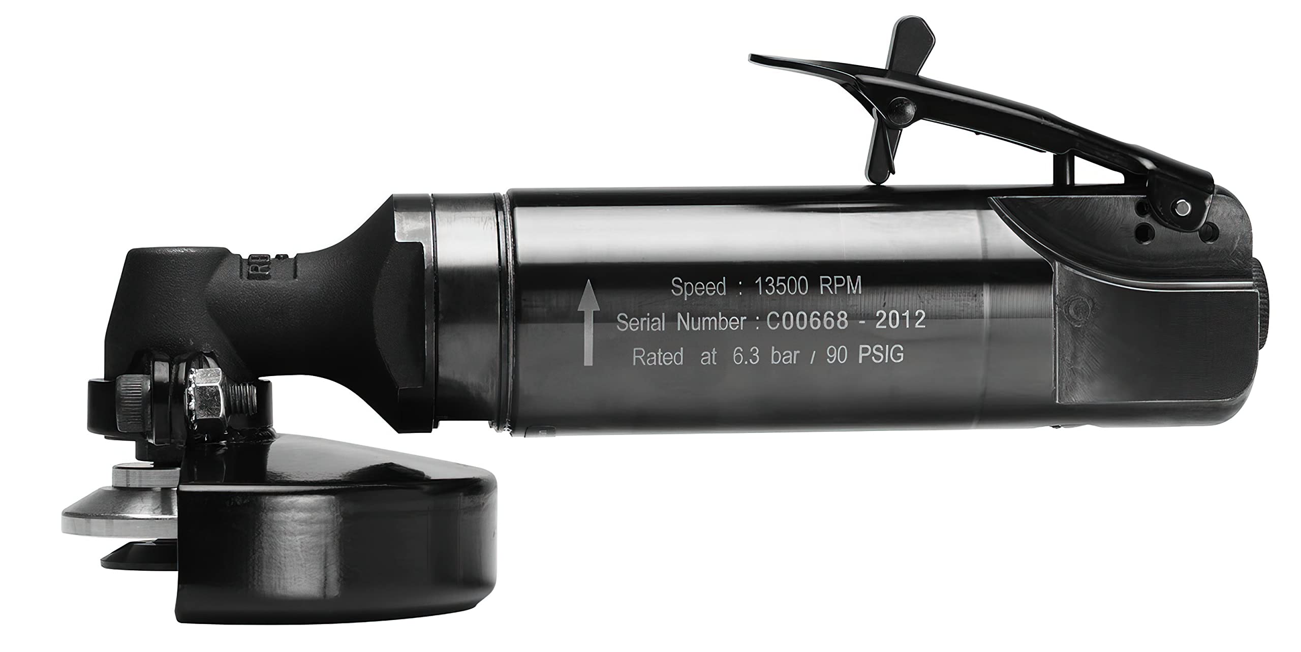 Chicago Pneumatic CP3040GABTIM - 4 Inch (100mm) Right Angle Air Grinder Tool - 1.01HP/750W, 13500 RPM - for Metal Welding, Woodworking, Automotive Detailing & Stainless Steel Polishing - Perfect for DIY Projects & Professional Workshops