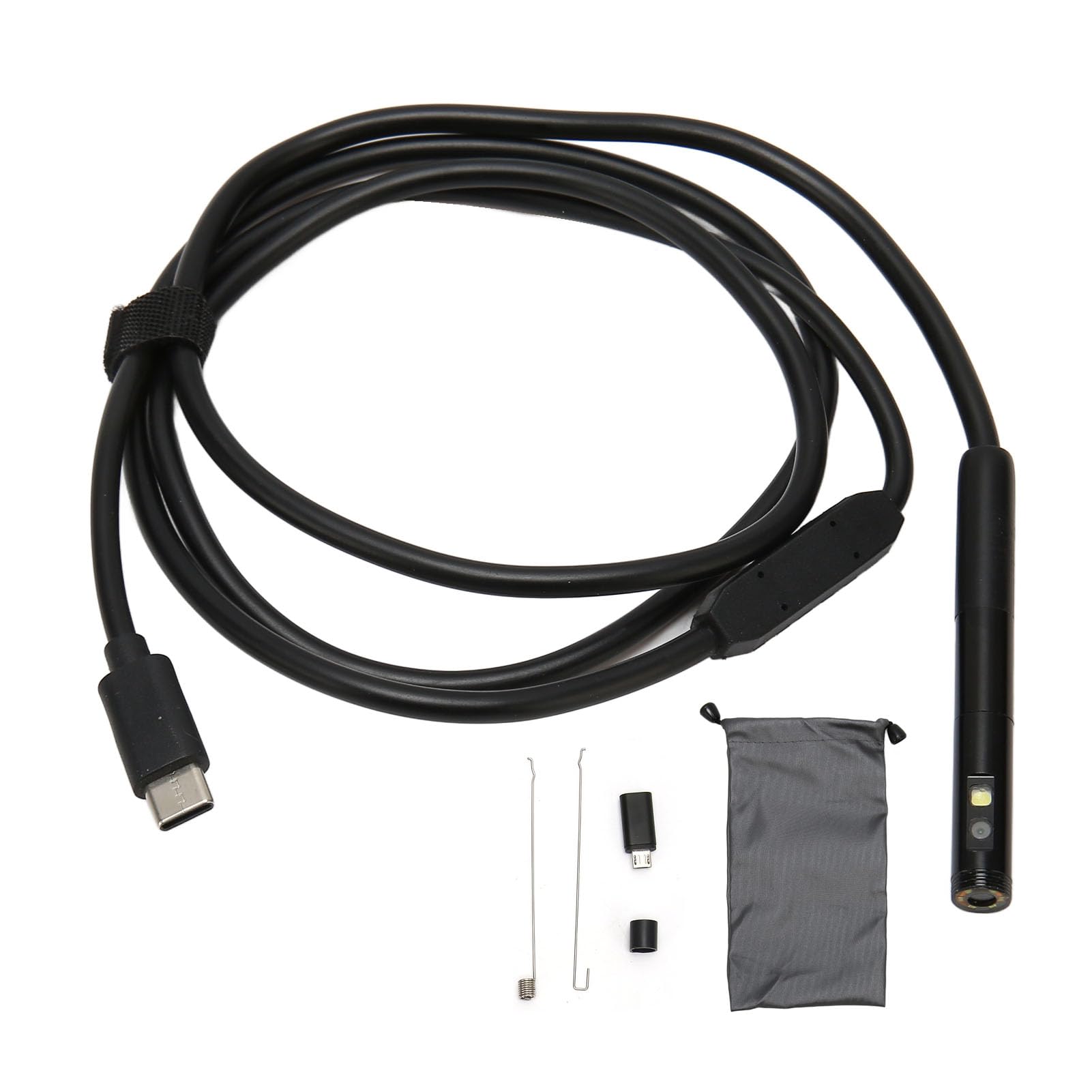 Dual Lens Endoscope - 2MP WiFi Inspection Camera with IP67 Waterproof, Dual Cameras & LED Lights | 78° Viewing Angle, 1M Length | Perfect for Plumbing, HVAC, Automotive & Home Maintenance