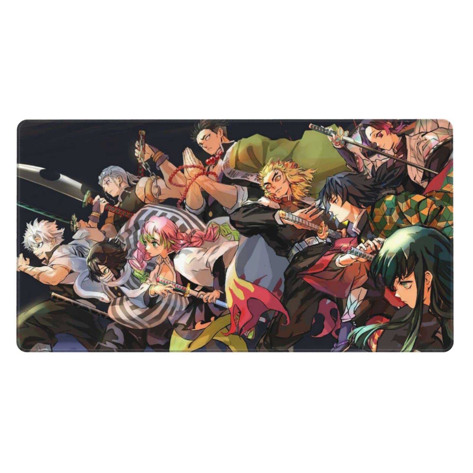 Extra Large Anime Gaming Mouse Pad - Non-Slip Desk Mat for PC & Computer (16x29.5 Inches) - Perfect for Gaming Setup, Office Work & Home Use
