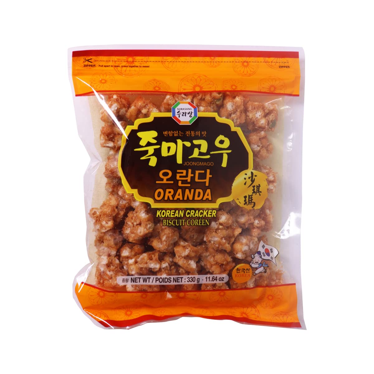 Crunchy Oranda Clusters by Surasang Joongmago - Korean Traditional Snack for Parties, Gifts & Healthy Munching