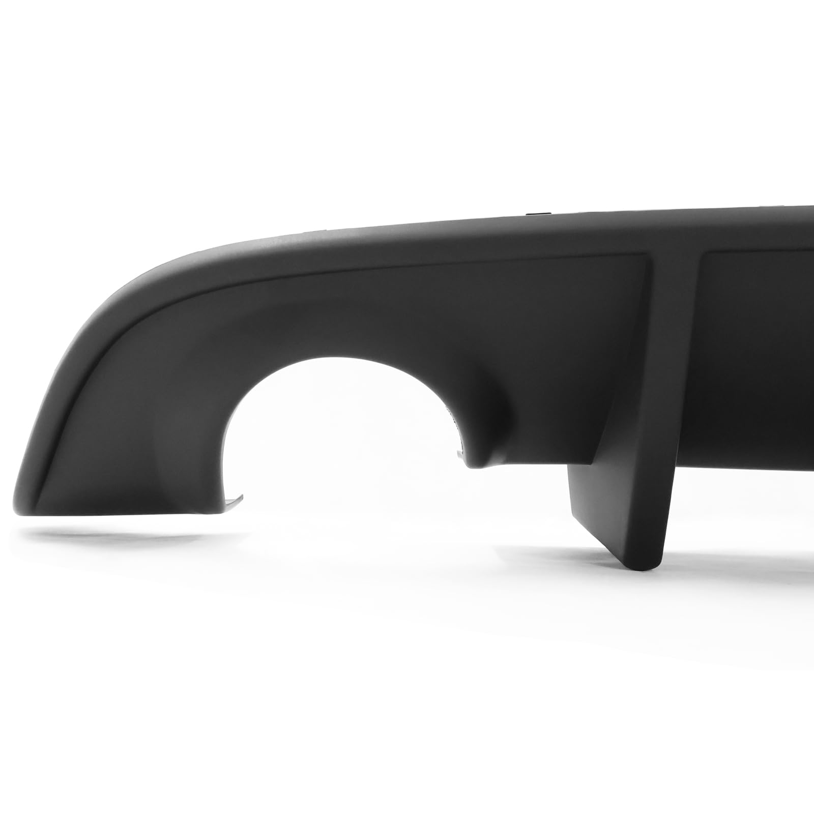 IKON MOTORSPORTS Front Bumper Lip Spoiler & Rear Diffuser Kit for 2015-2023 Dodge Charger SRT | Factory Style Design with Red Reflective Tape | Aggressive Styling Upgrade for Street & Track Performance