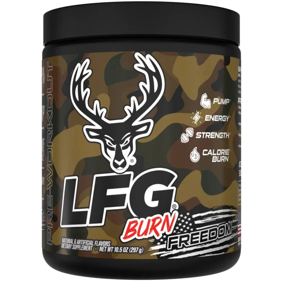 Bucked Up LFG Burn Fat Burner Supplement - Boost Energy & Metabolism for Weight Loss - Pre-Workout & Fitness Support