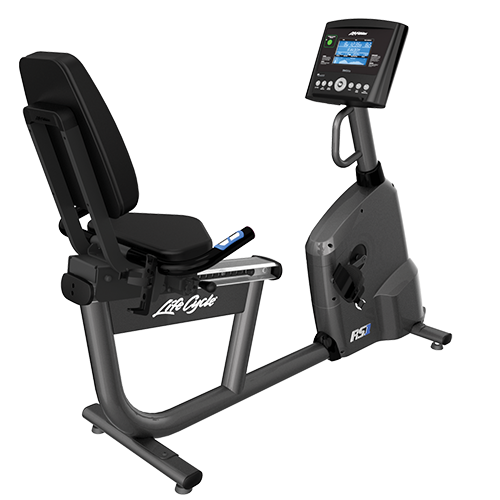 Life Fitness RS1 Recumbent Exercise Bike for Home Gym - Low-Impact Cardio Workout for Seniors & Rehabilitation - Compact Indoor Cycling Machine for Small Spaces