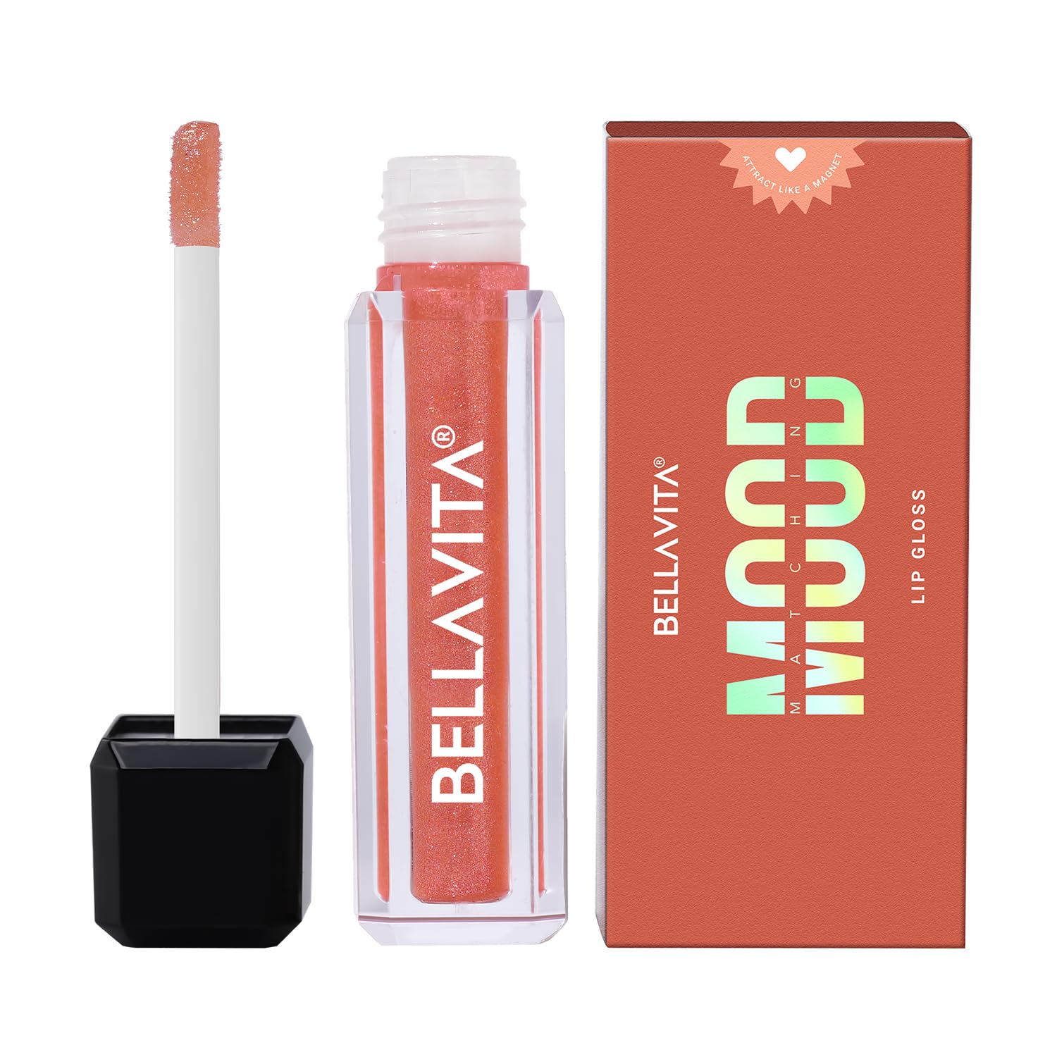 BELLAVITA pH Adapting Lip Gloss 4ml - Moisturizing Non-Sticky Lip Gloss with Color Changing Technology, Glossy Finish for All-Day Wear | Perfect for Date Night, Office, and Everyday Makeup Looks