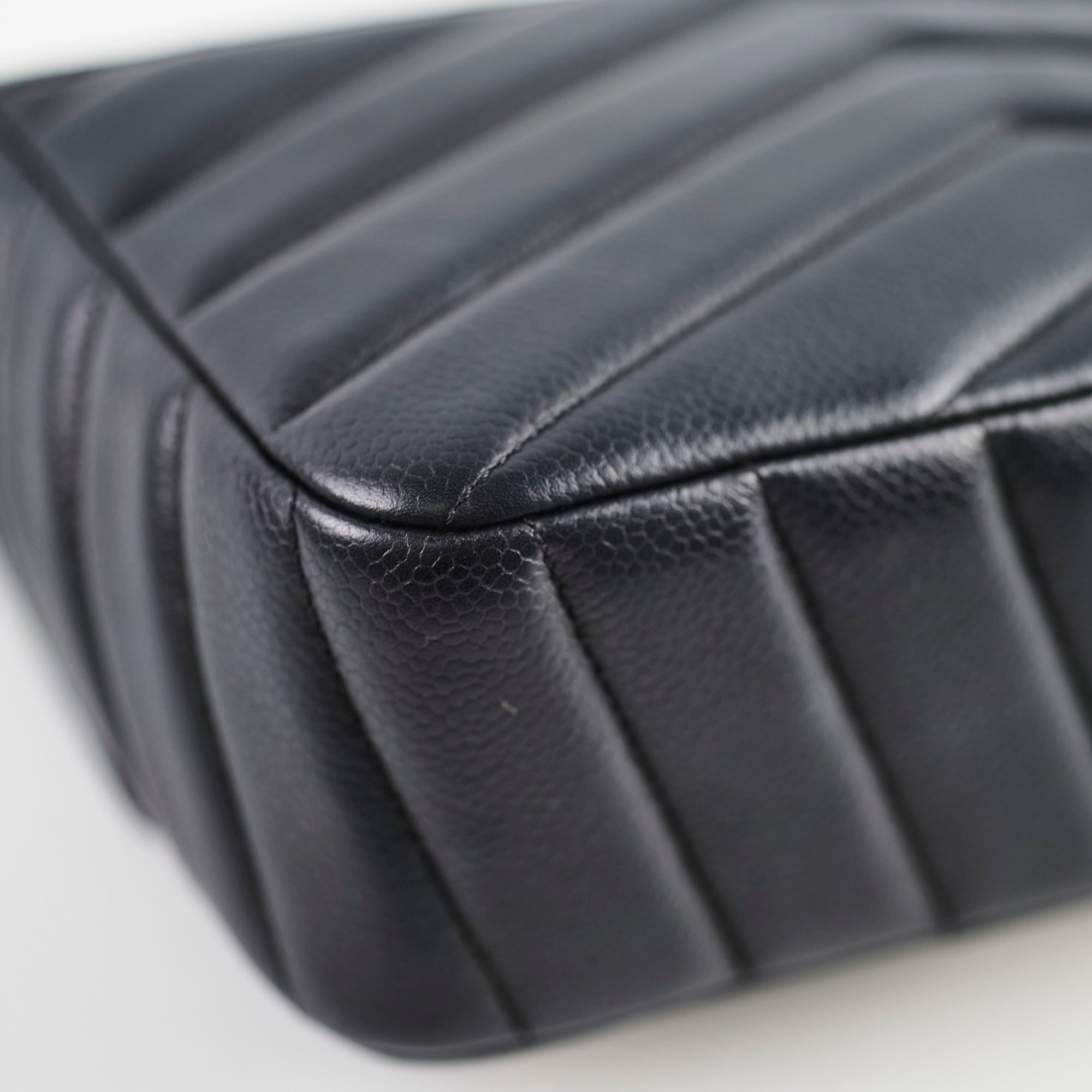 Chanel Caviar Chevron Crossbody Bag Black - Luxury Quilted Leather Shoulder Purse for Women | Perfect for Date Night, Parties & Everyday Use