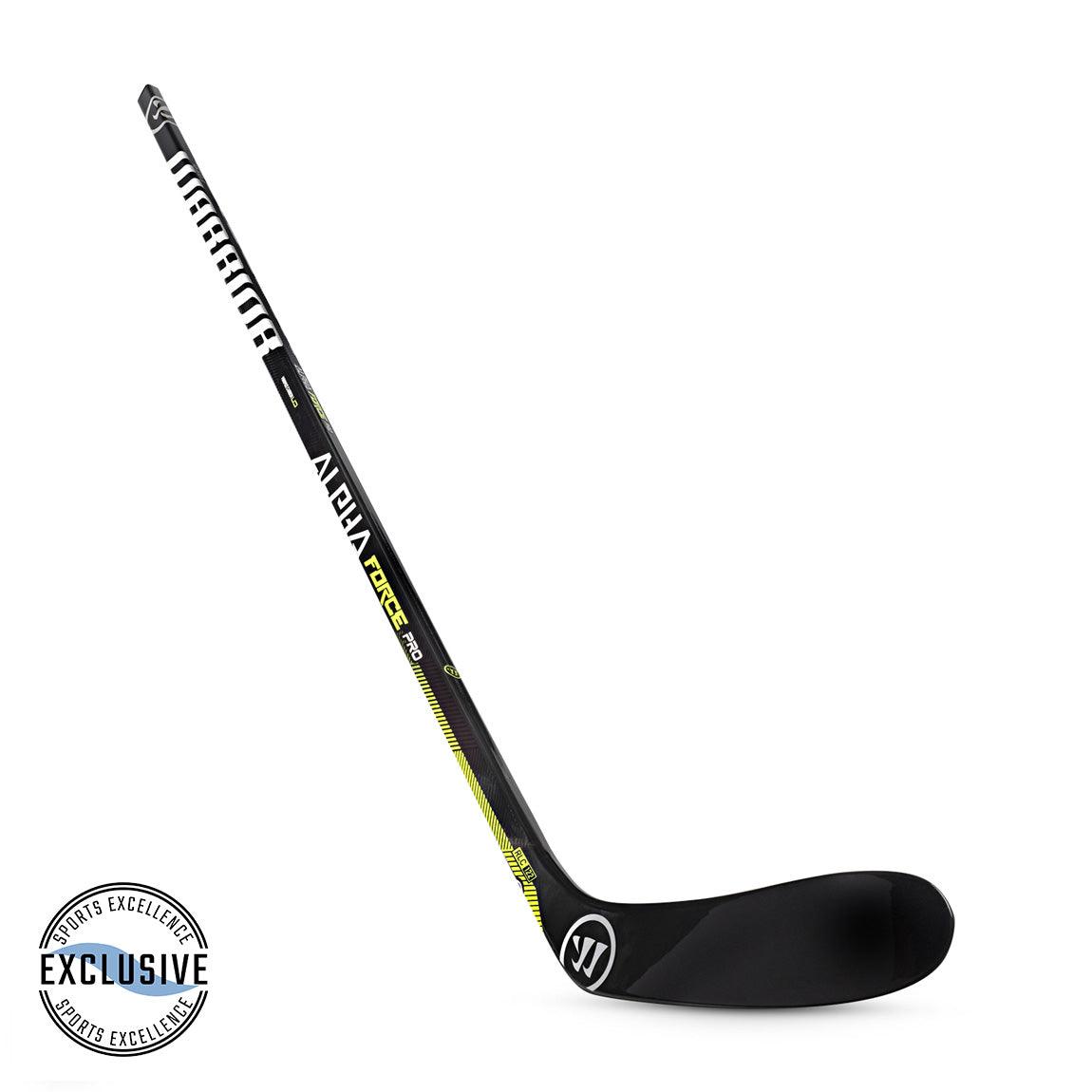 Alpha Force Pro Hockey Stick - Intermediate Flex for Youth & Adult Players - Perfect for Ice Hockey, Street Hockey & Training Sessions