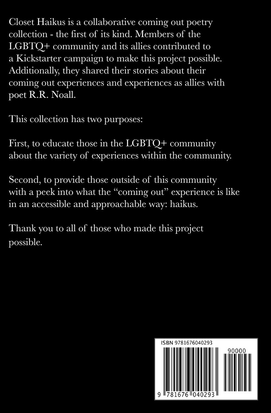 Closet Haikus: LGBTQ+ Coming Out Poetry Anthology - Perfect for Pride Month Gifts, Poetry Lovers & Self-Discovery Journeys