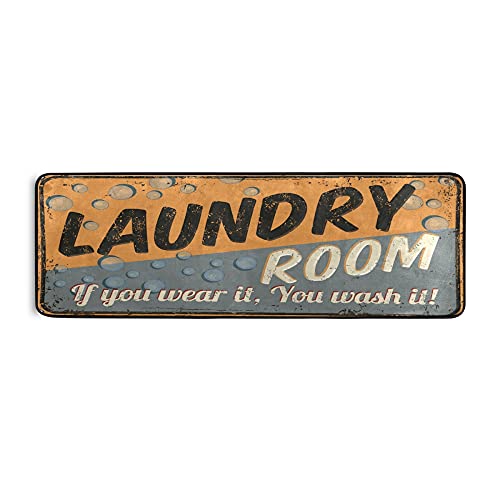 Laundry Room Vintage Metal Sign