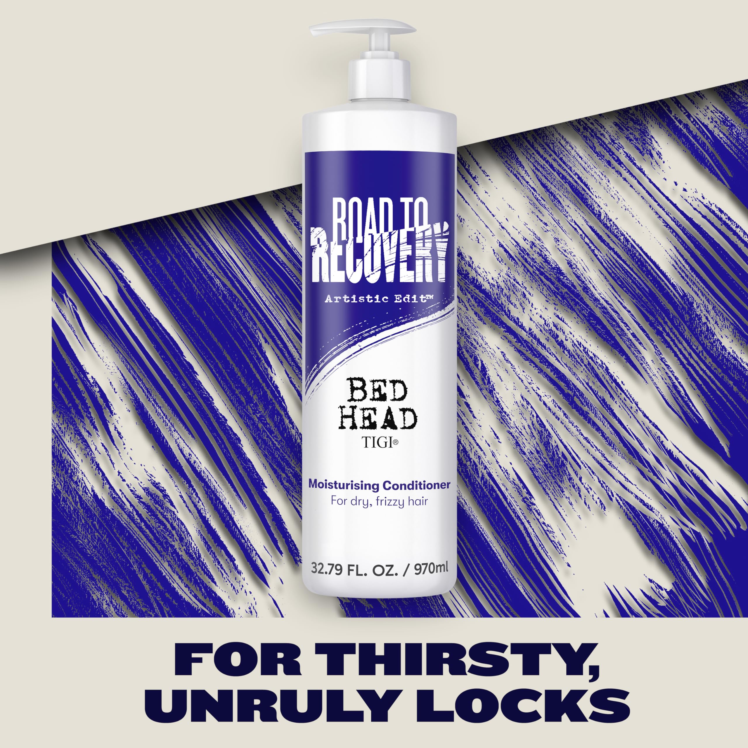 Bed Head Artistic Edit Moisturizing Conditioner for Damaged Hair - Keratin & Coconut Oil Treatment (32.79 fl oz, Pack of 6) | Deep Repair for Dry, Brittle Hair - Perfect for Salon-Quality At-Home Hair Care & Post-Color Treatment