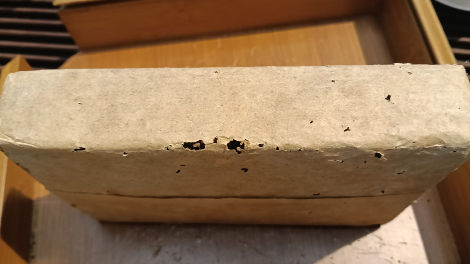 1980's Shou PuEr Tea Brick 7581 Ripe Pu-erh Tea - Premium Aged Singapore Storage | Perfect for Tea Collectors & Traditional Chinese Tea Ceremonies