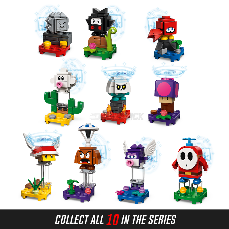 LEGO Super Mario Series 2 Collectible Minifigure - Thwimp (8 of 10) | Official Mario Character for Fans & Collectors | Perfect for Display, Gifts & Gaming Scenes