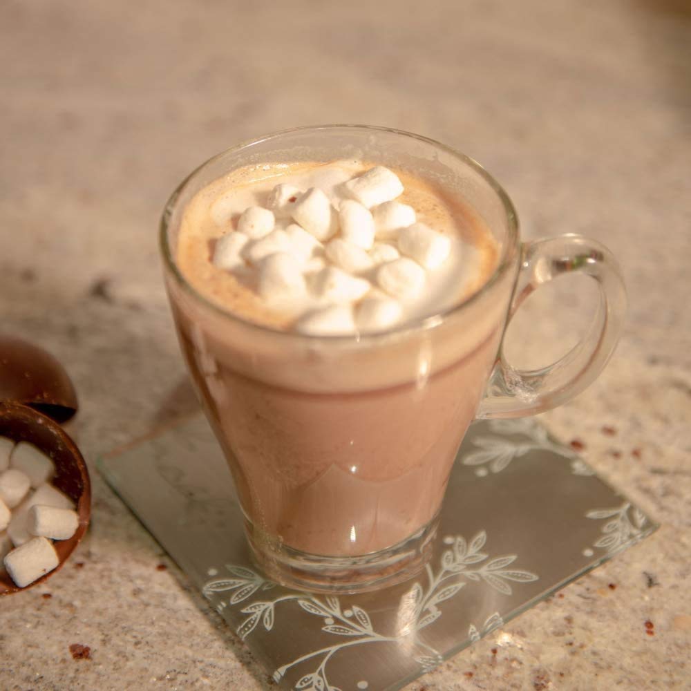 Silky Hot Chocolate Ball with Mini Marshmallows - Gourmet Drinking Chocolate for Cozy Nights & Holiday Gifts