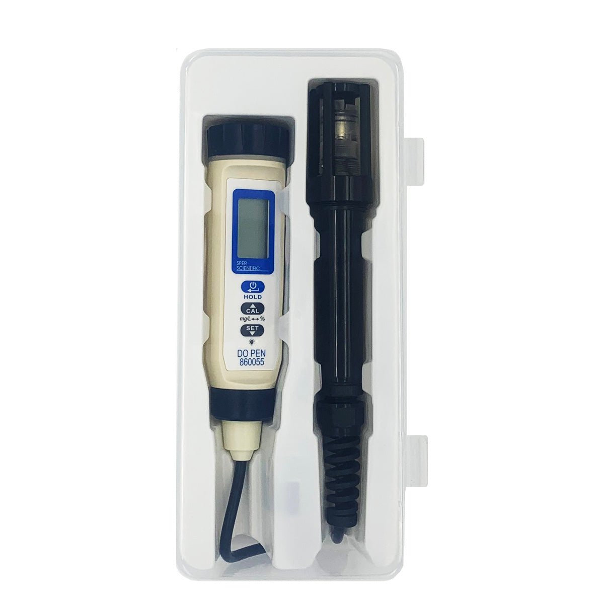Rechargeable Dissolved Oxygen Meter Pen with 5m Cable - Portable Water Quality Tester for Aquariums, Pools, and Hydroponics