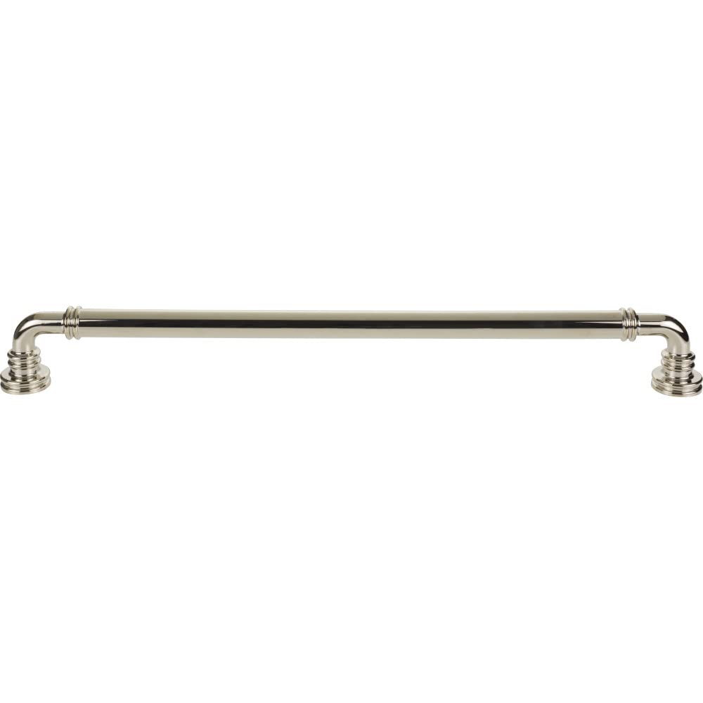 18 Inch Top Knobs Cranford Appliance Pull in Polished Nickel - Perfect for Kitchen Cabinets, Drawers & Home Appliances