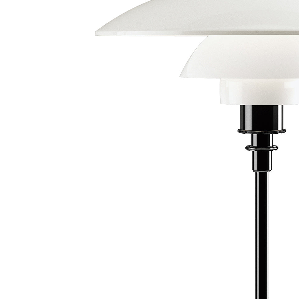 PH 3½ 2½ Glass Table Lamp - Modern Scandinavian Design Desk Light for Living Room, Bedroom & Office Decor