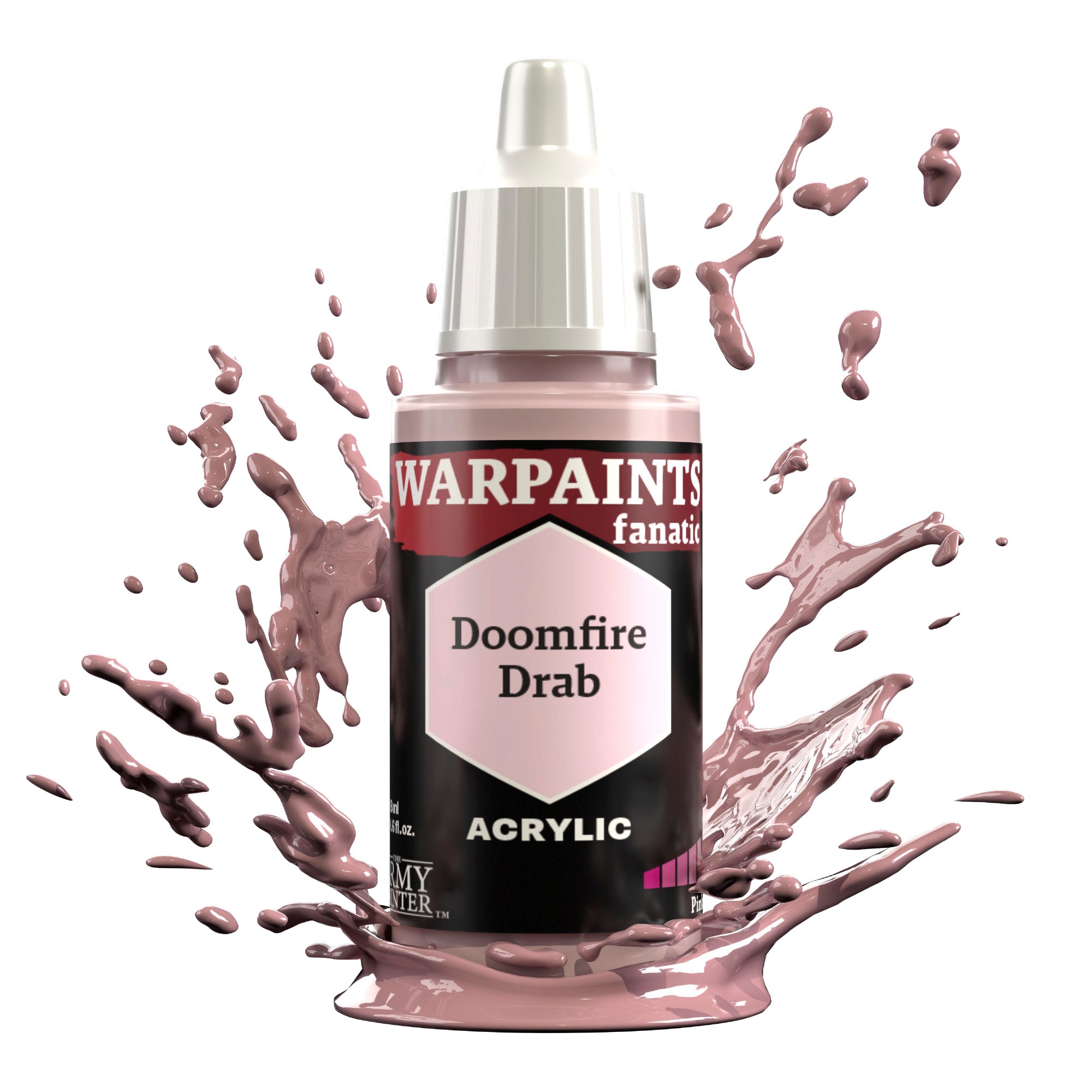 Warpaints Fanatic: Doomfire Drab - Premium Miniature Paint Set for Warhammer & Tabletop Gaming - Perfect for Fantasy Miniatures & Model Painting