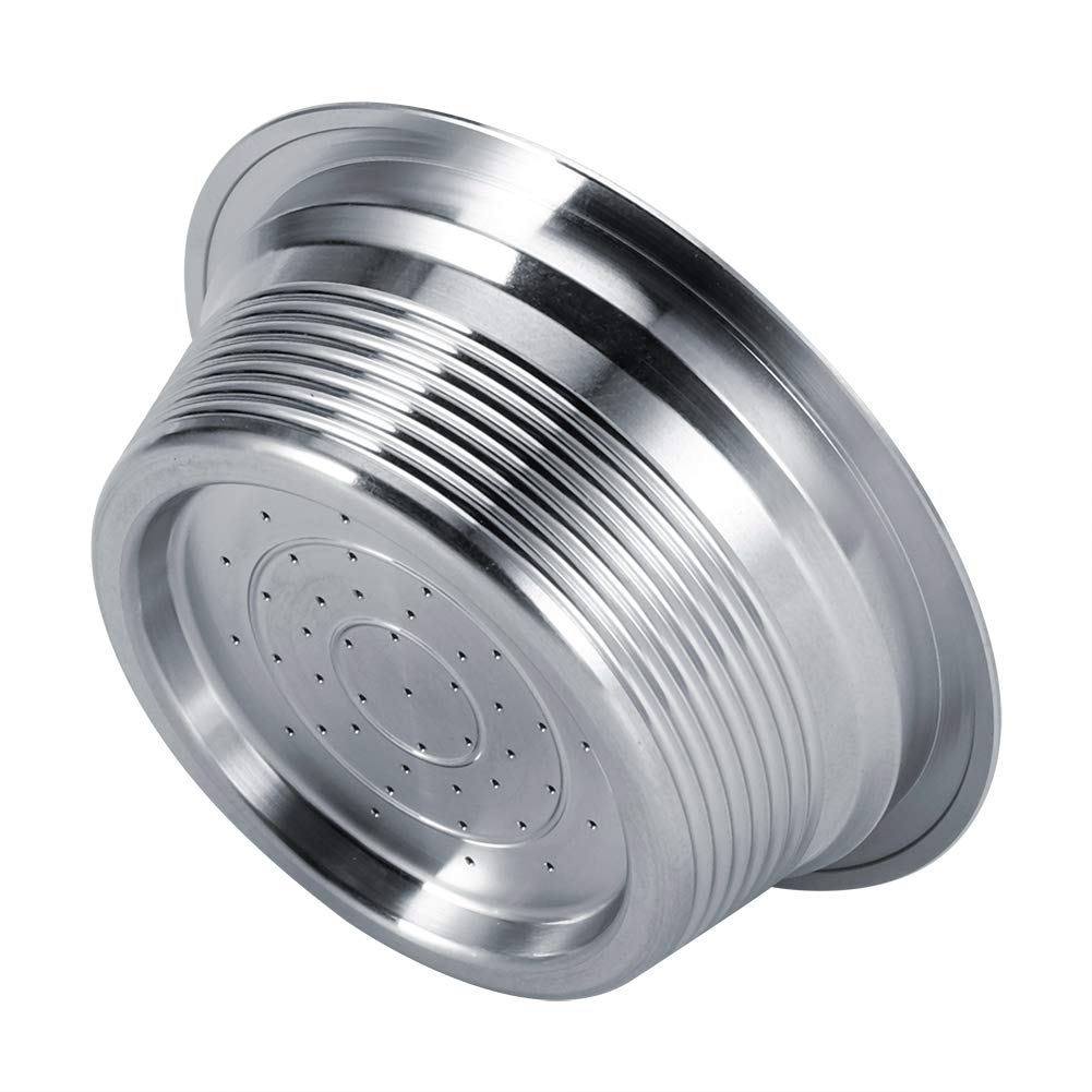 Reusable Stainless Steel Coffee Capsules for LAVAZZA A MODO MIO - Refillable Espresso Pods with Lids, Spoon & Brush - Perfect for Home & Office Coffee Brewing