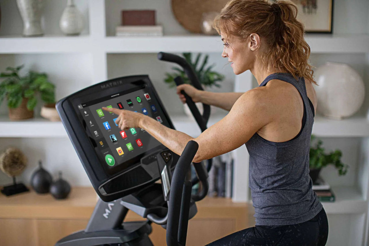 Matrix E50 XER Elliptical Trainer - Low-Impact Cardio Machine for Home Gym, Weight Loss & Full-Body Workout | Perfect for Small Spaces & Apartment Fitness