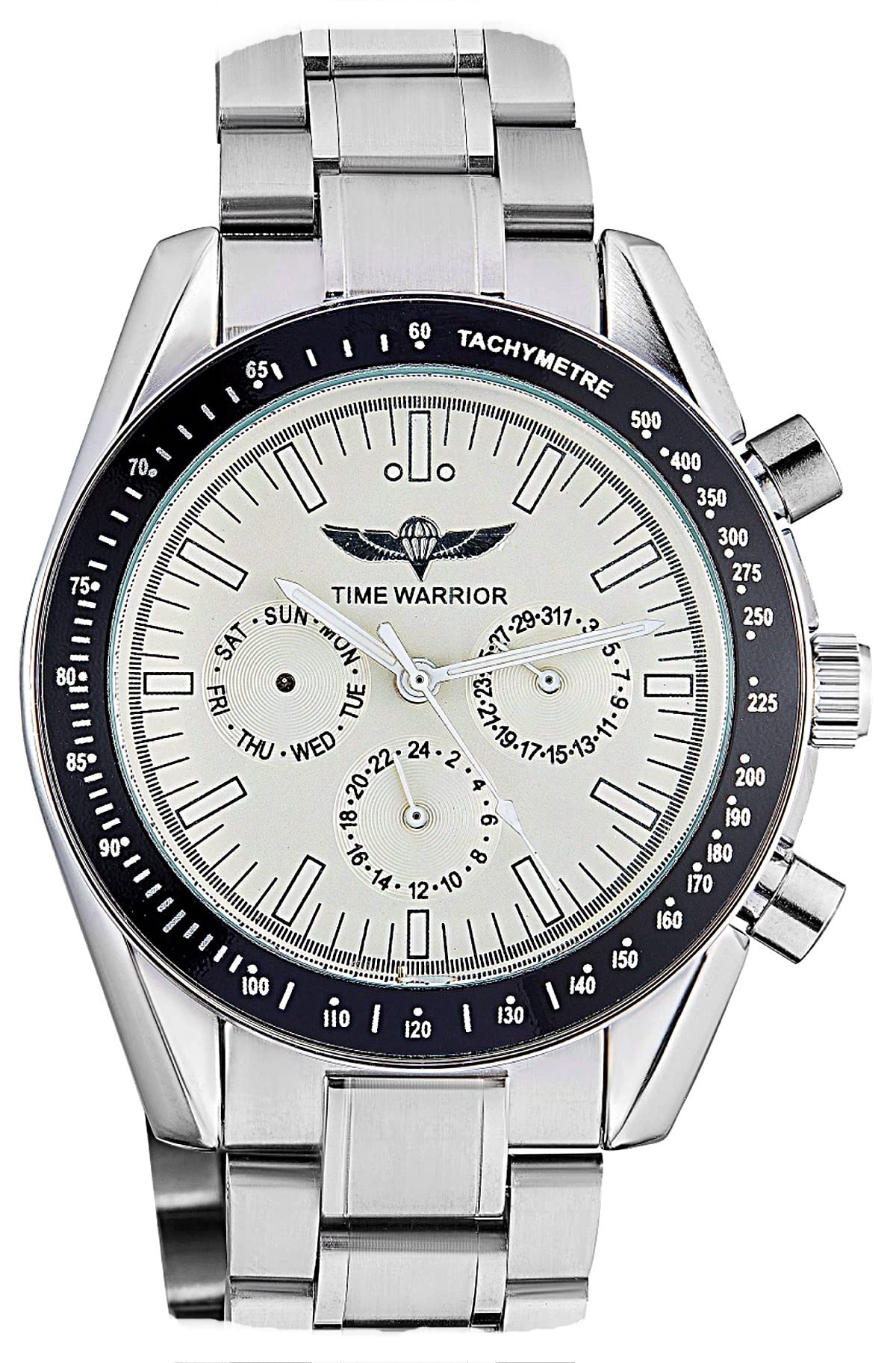 Premium Automatic Men's Watches with Mechanical Movement - Stainless Steel Band & Scratch-Resistant Sapphire Glass - Elegant Dress Watch for Business, Casual & Formal Occasions
