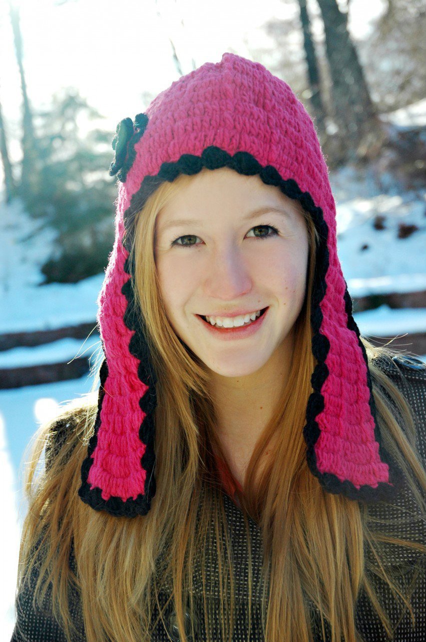 Handmade Tibetan Wool Pink and Black Winter Hat for Women - Cozy & Stylish Beanie for Cold Weather, Outdoor Activities, and Fashion Accessories