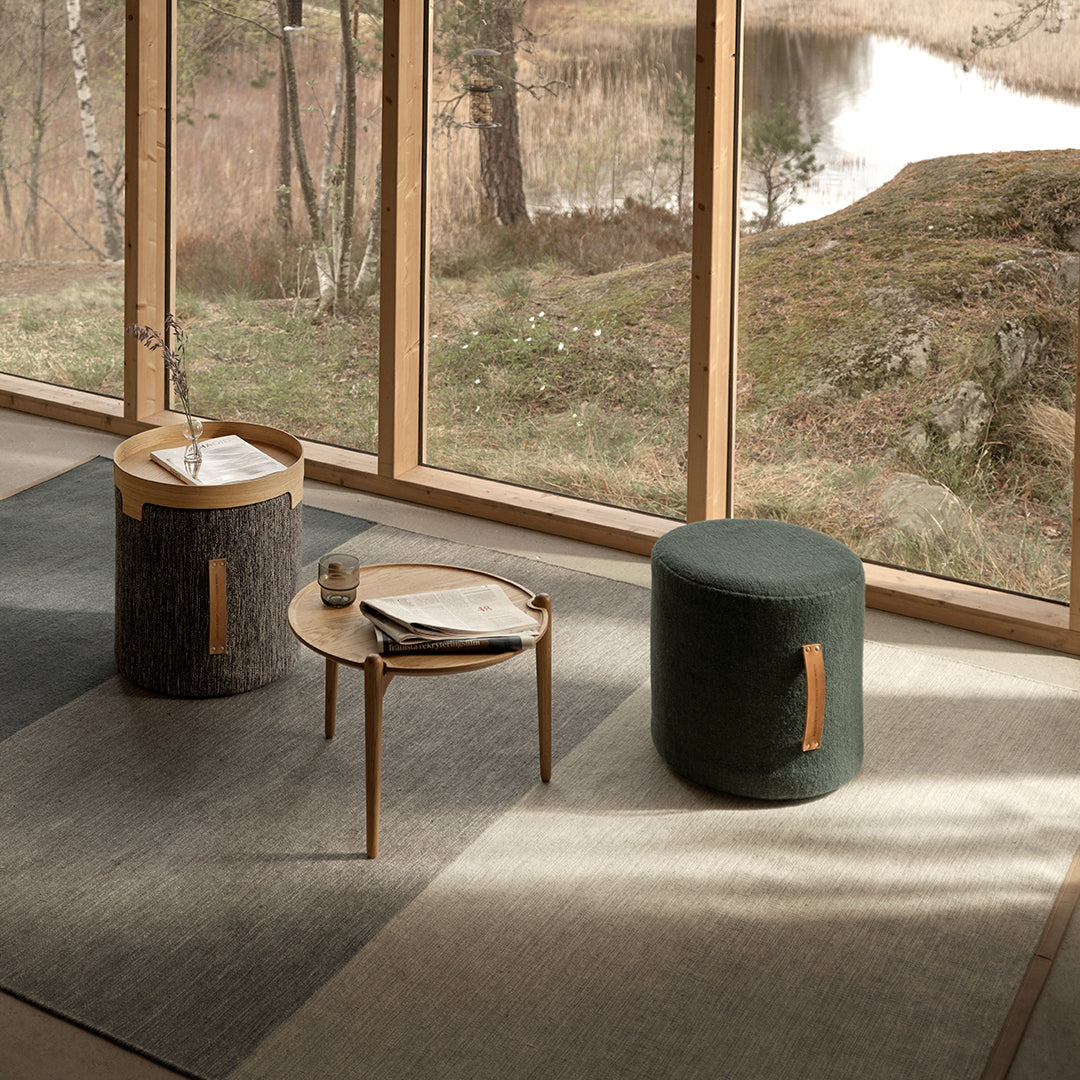 Bergstrom Bjork Stool - Modern Scandinavian Design by House Stockholm - Perfect for Living Room, Dining Area & Office Decor