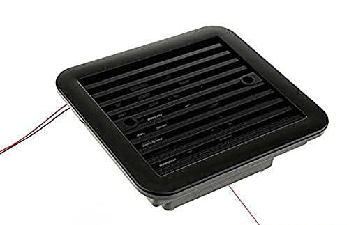 MACHSWON 12V RV Ventilation Fan - Durable Plastic RV Camping Cooling Fan for Motorhome, Trailer & Caravan - Black Side Air Vent & Exhaust Fan | Perfect for RV Travel, Road Trips & Outdoor Adventures