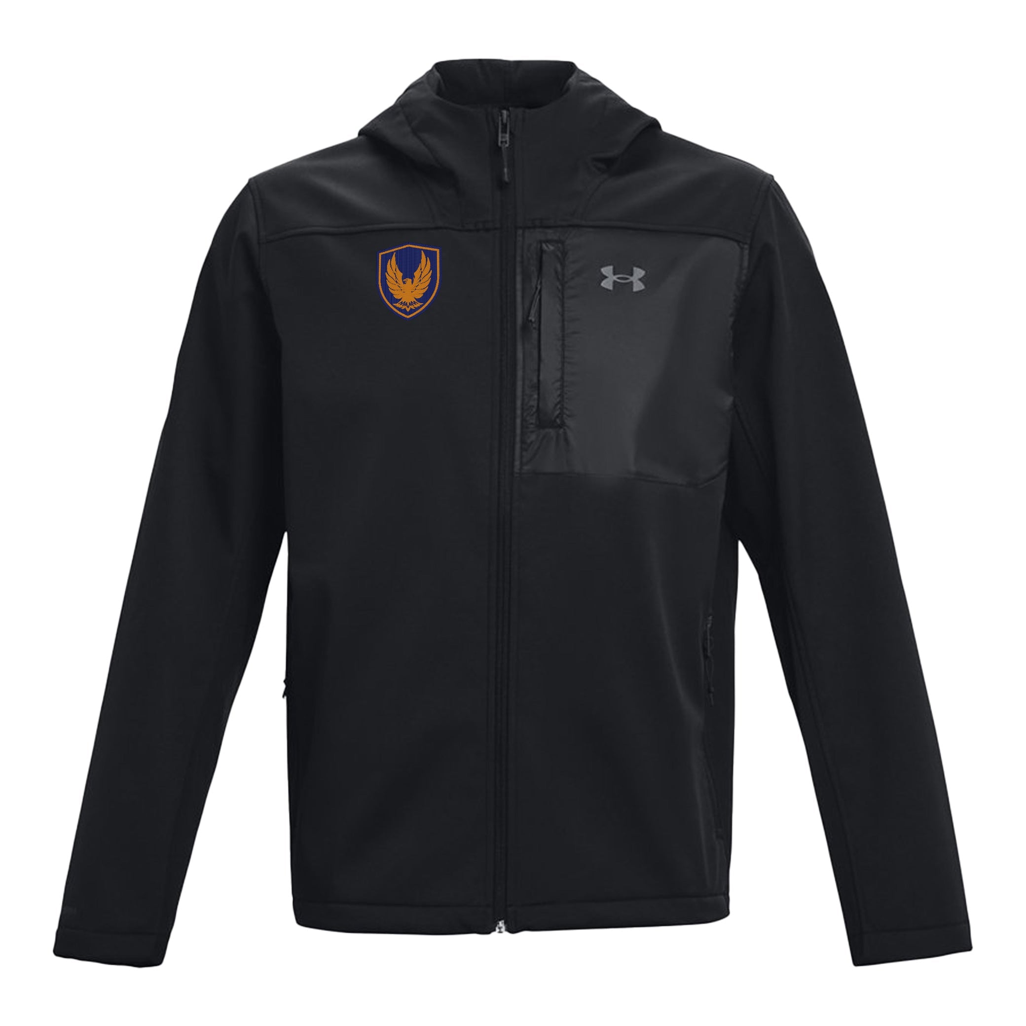 GHFH Rugby UA CGI Hooded Jacket - Men's Lightweight Waterproof Windbreaker for Outdoor Sports & Casual Wear - Perfect for Rugby, Hiking, and Everyday Use