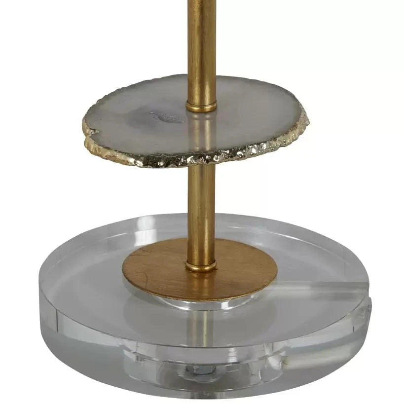 Grace Table Lamp by Huck & Peck - Modern Bedside Lamp with USB Port, Perfect for Bedroom, Living Room & Office Nightstand Lighting
