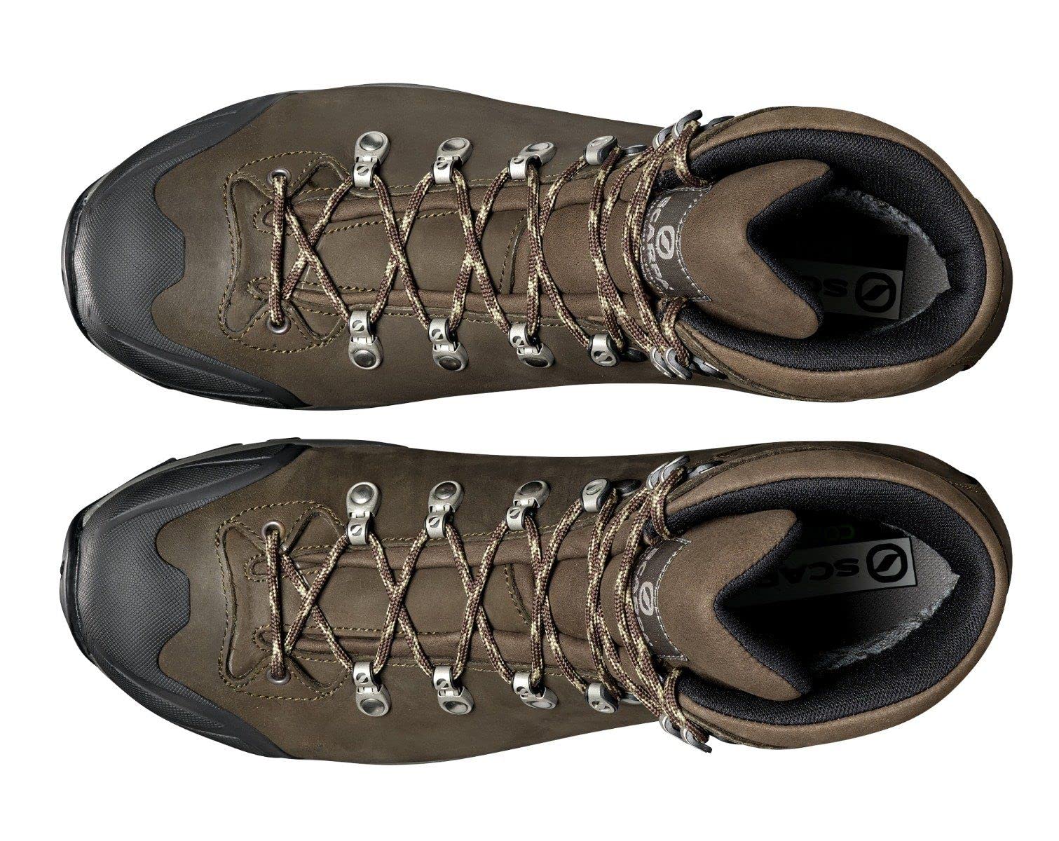 SCARPA Men's Kailash Plus GTX Waterproof Hiking Boots - Gore-Tex Leather Backpacking Boots for Outdoor Adventures, Trekking & Mountain Climbing