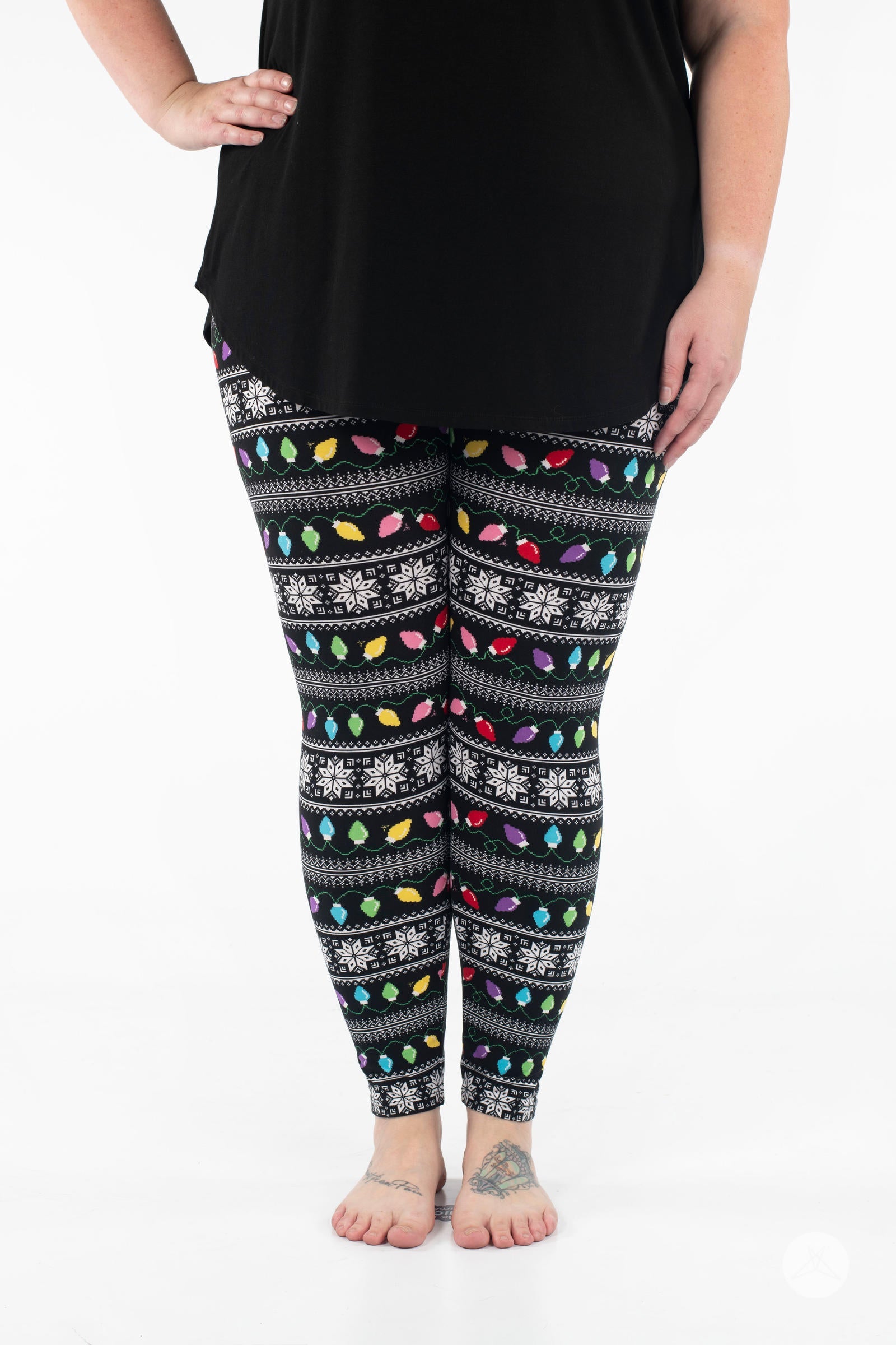 Get Lit Patterned Leggings for Women - High Waisted Yoga Pants with Fun Prints - Perfect for Workouts, Yoga & Casual Wear