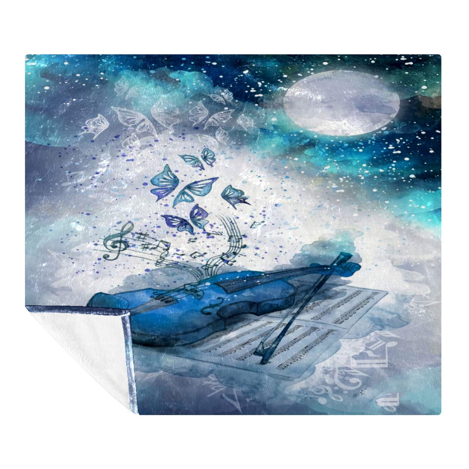 Soft Flannel Fleece Blanket - Plush Fluffy Warm Cozy Throw for Couch, Bed & Sofa - All Seasons 51.1