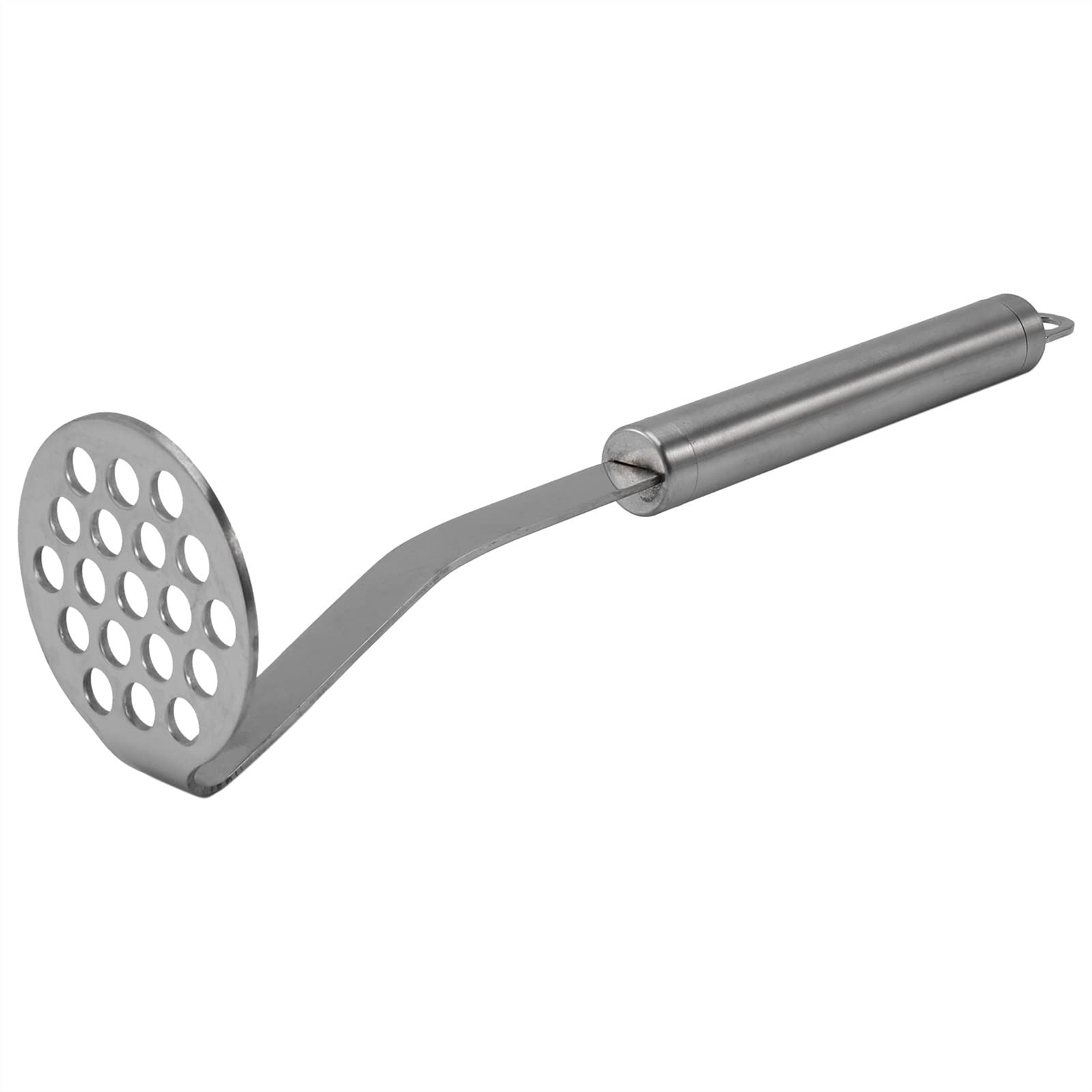 Stainless Steel Potato Masher with Ergonomic Handle - Heavy Duty Kitchen Tool for Mashing Potatoes, Vegetables & Baby Food - Perfect for Mashed Potatoes, Guacamole & Purees