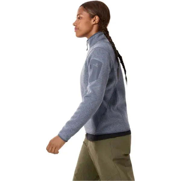 Arc'teryx Women's Covert Cardigan Fleece Jacket - Lightweight Warm Zip-Up Sweater for Hiking, Travel & Outdoor Activities