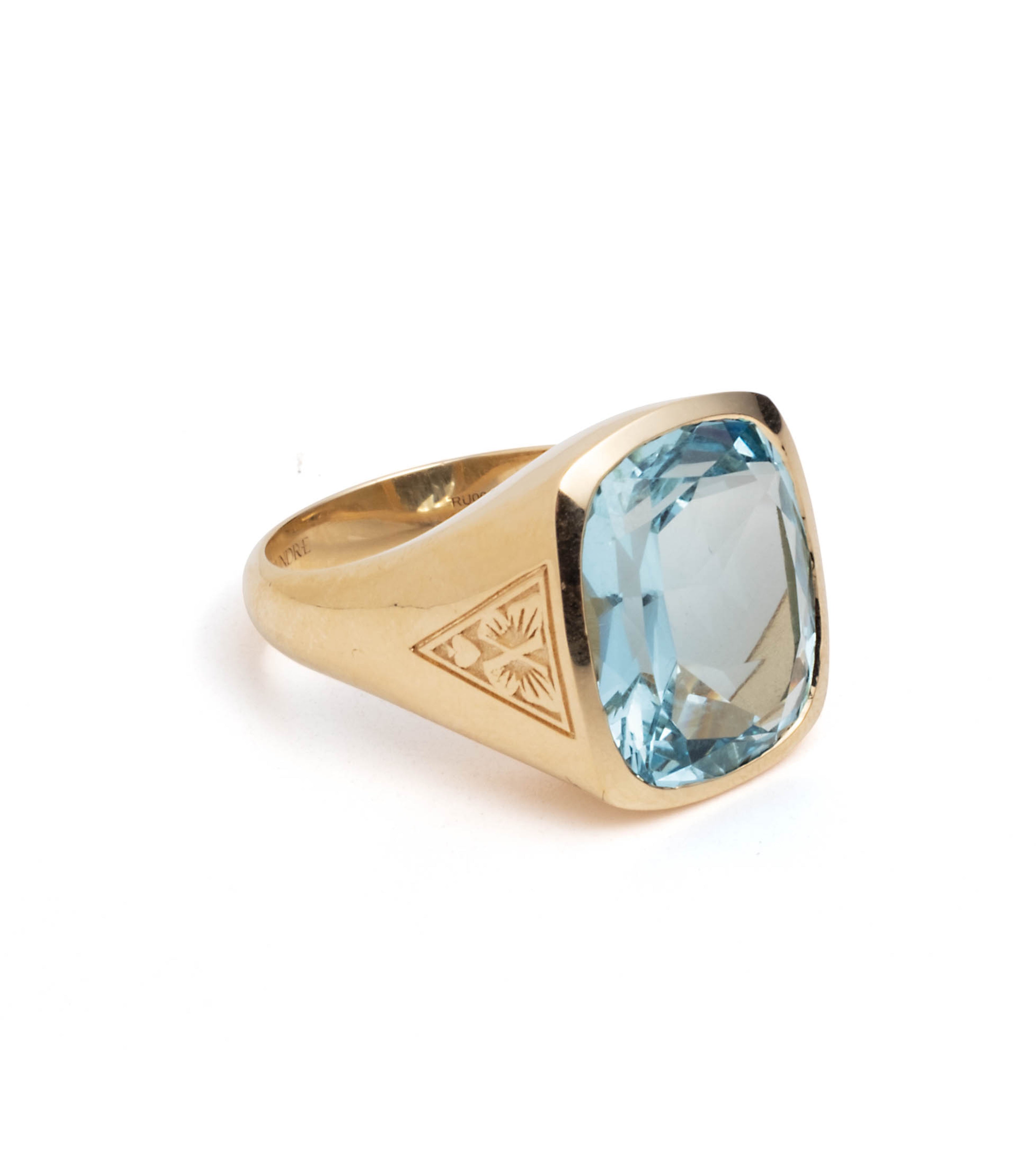 9.9ct Aquamarine Reverie Ring - Unique Handcrafted Gemstone Jewelry for Women - Perfect for Weddings, Anniversaries & Special Occasions