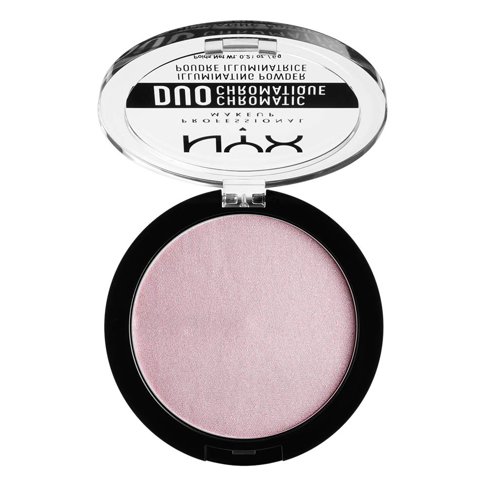 NYX Professional Makeup Duo Chromatic Illuminating Powder - Lavender Steel Highlighter for Face & Cheeks | Vegan & Cruelty-Free | Perfect for Daytime Glow & Night Out Makeup