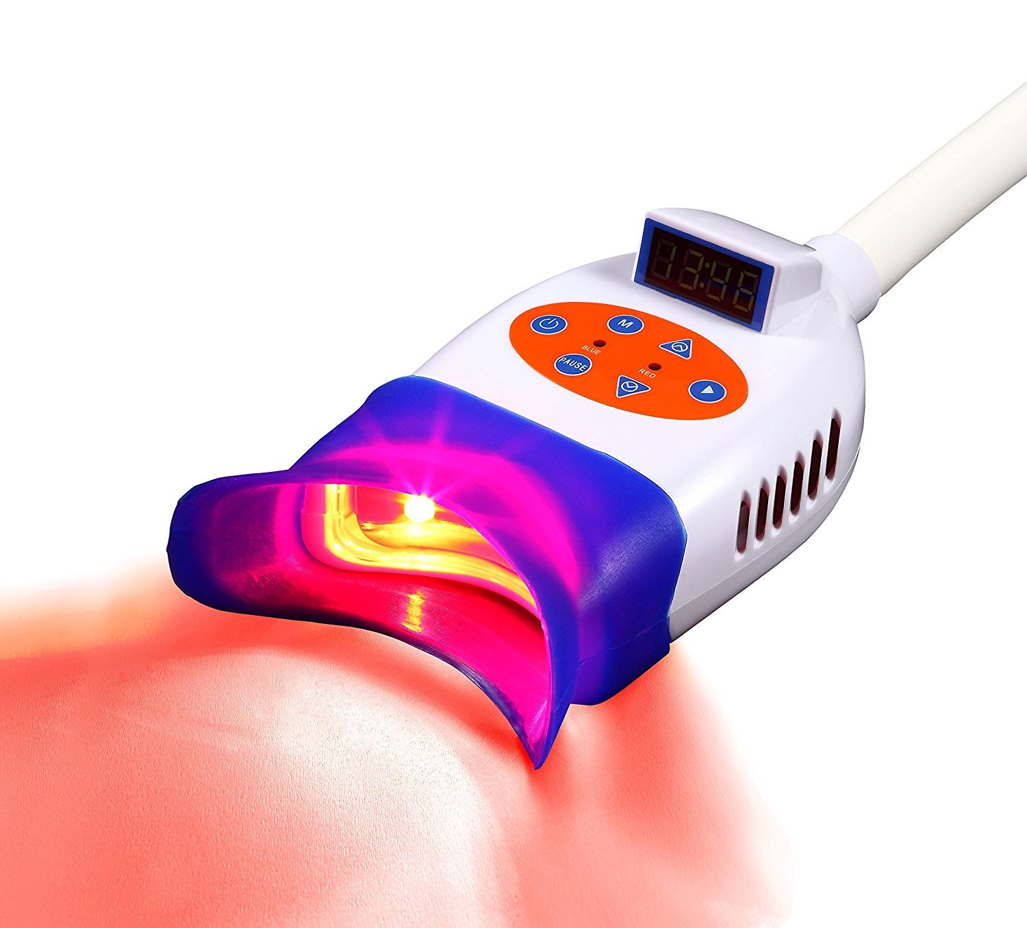 LED Teeth Whitening Light Kit with Blue Light Accelerator - Anti-Inflammatory & Pain Relief for Professional & Home Use - Perfect for Dental Care & Oral Hygiene (Chair Mountable)