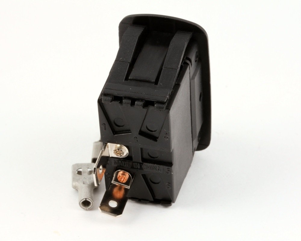252-6002 On/Off Rocker Switch - Heavy Duty Electrical Toggle Switch for Automotive, Marine, and Industrial Equipment - Perfect for Control Panels, Dashboards, and Machinery