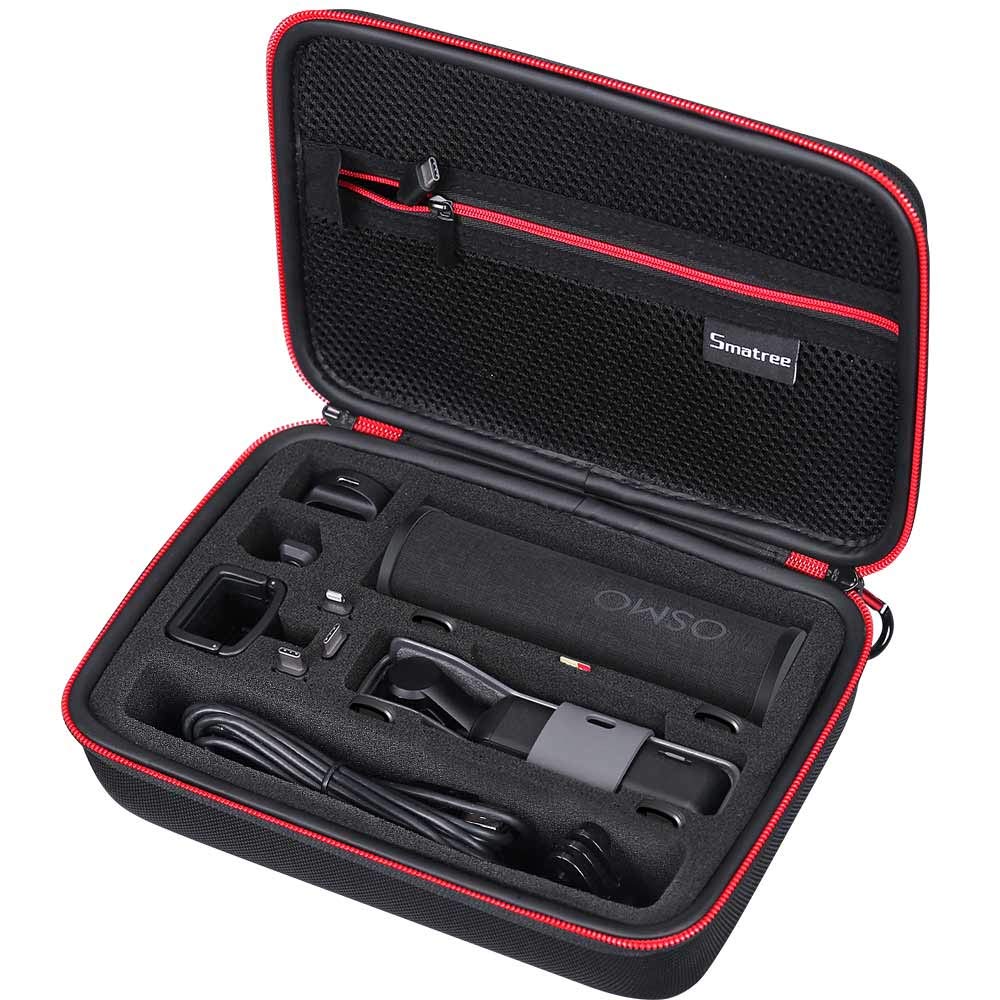 Smatree 3.6L Hard Protective Carrying Case for DJI Osmo Pocket 2 & Osmo Pocket - Waterproof Travel Storage Box with Charging Case | Perfect for Vlogging, Travel, and Outdoor Adventure Photography