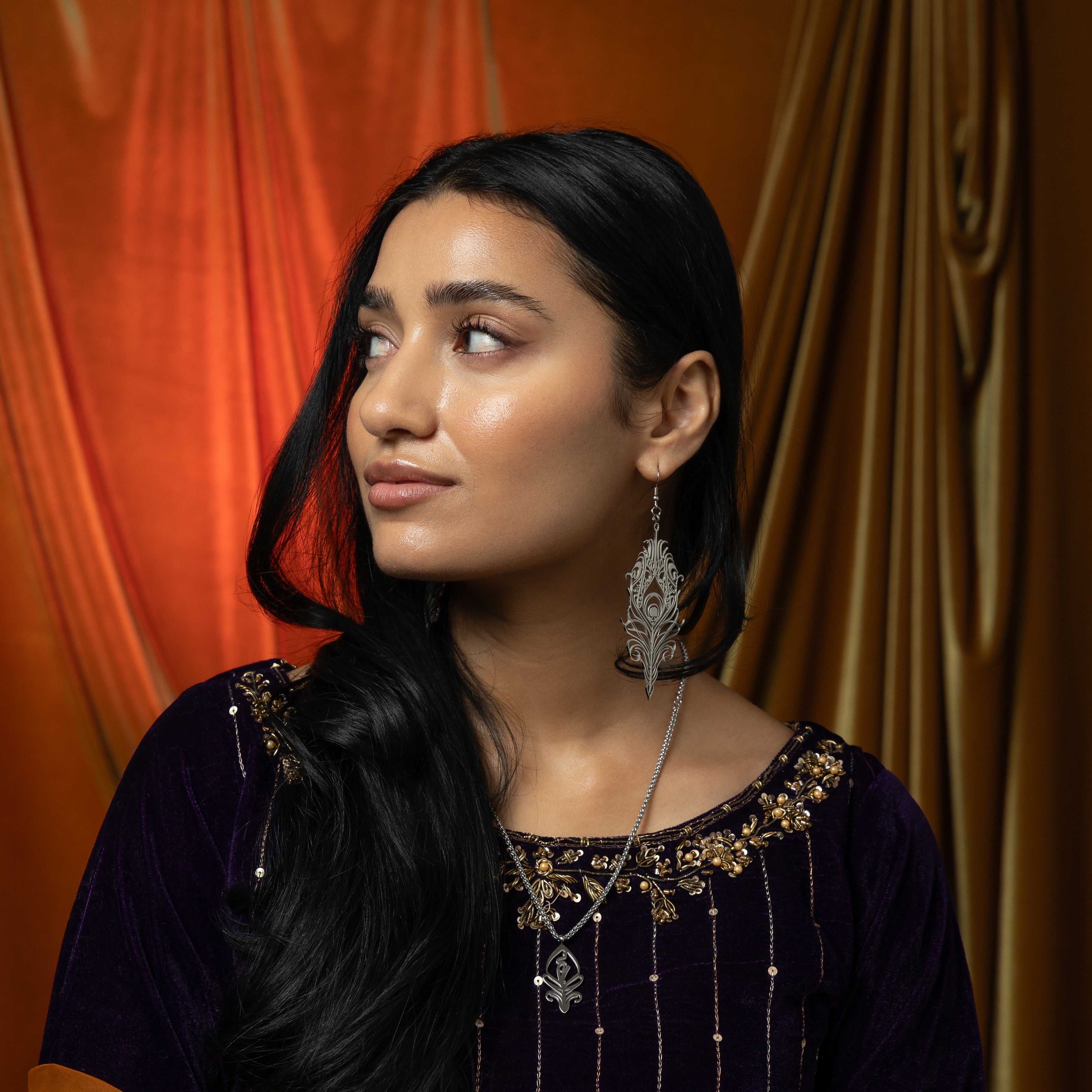 SALAAM Women's Necklace - Elegant Gold Plated Pendant Jewelry for Everyday Wear | Perfect Gift for Her | Aadil x Nominal Collection | Ideal for Parties, Dates & Special Occasions