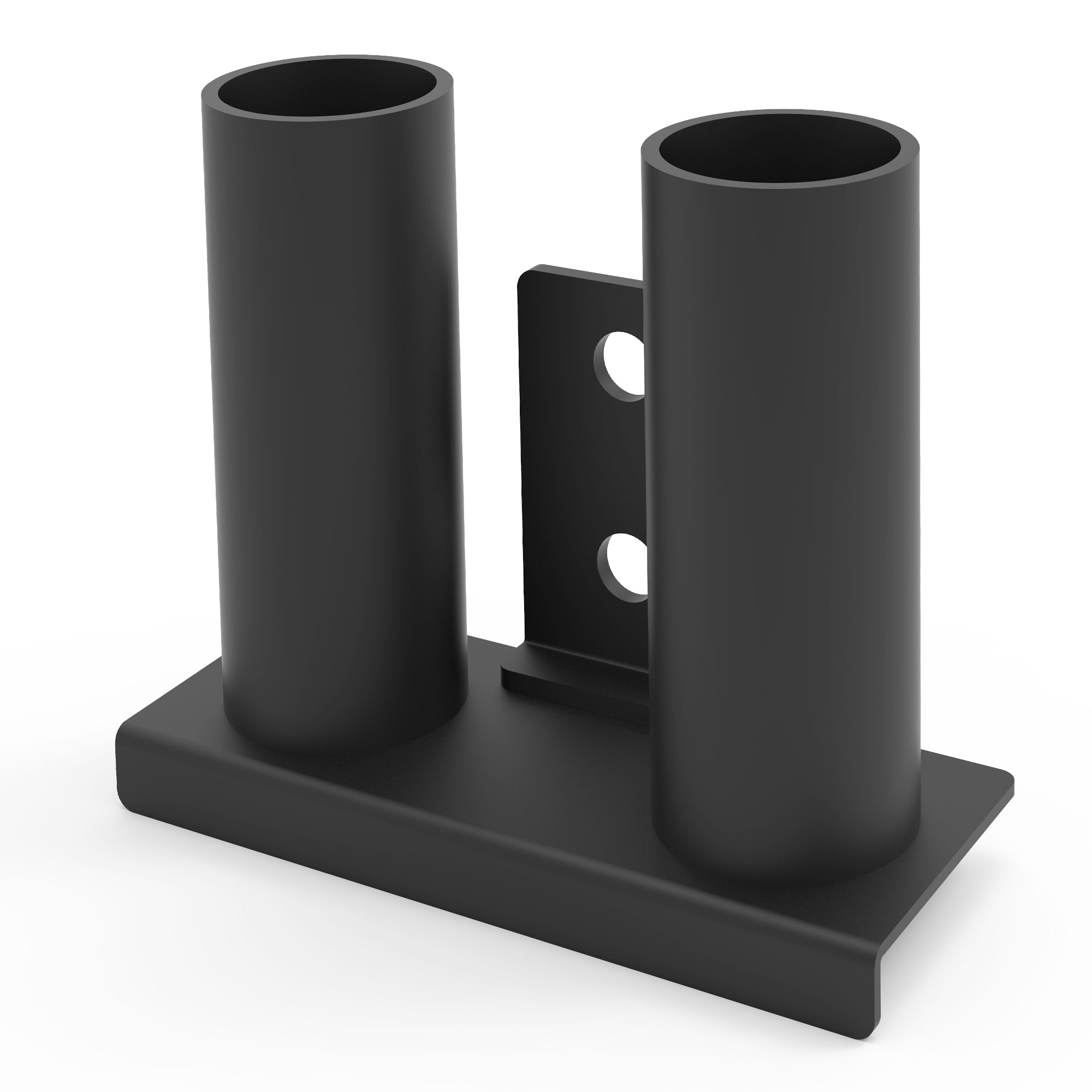 AmStaff Fitness Dual Bar Holder Rig Attachment - Heavy Duty Gym Equipment for CrossFit & Weightlifting - Perfect for Home & Commercial Gym Use