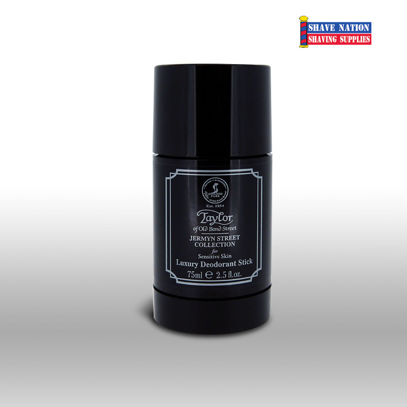 Taylor of Old Bond Street Jermyn Street Luxury Deodorant Stick for Men - 24-Hour Protection, Natural Ingredients, Fresh Scent - Perfect for Travel, Gym & Everyday Use
