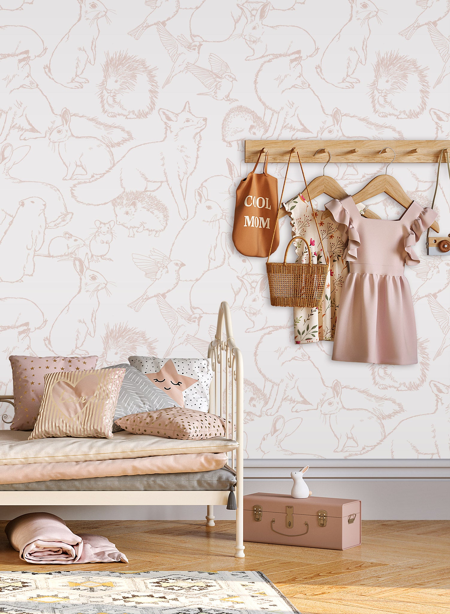 Hundred Acre Wood Wallpaper - High-Quality Peel and Stick Removable Wallpaper for Kids Room, Nursery, Playroom Decor - Perfect for Disney Winnie the Pooh Themed Bedrooms