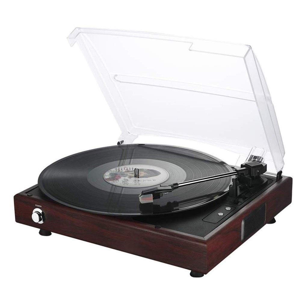 ASDNN Wireless Portable Hi-Fi Turntable with Built-In Stereo Speakers - 3-Speed LP Record Player for Home & Vinyl Enthusiasts | Perfect for Living Room Decor, Retro Music Lovers & Gift Giving